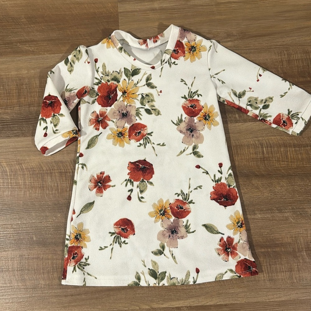 Fall long sleeve dress.